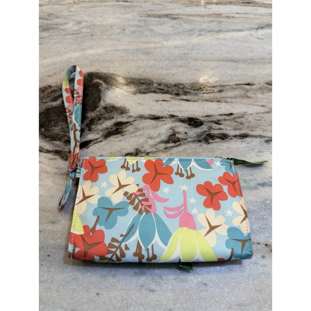 WOMEN'S‎ LILY BLOOM MULTIPLE ZIPPERS WRISTLET/WALLET - Picture 4 of 4